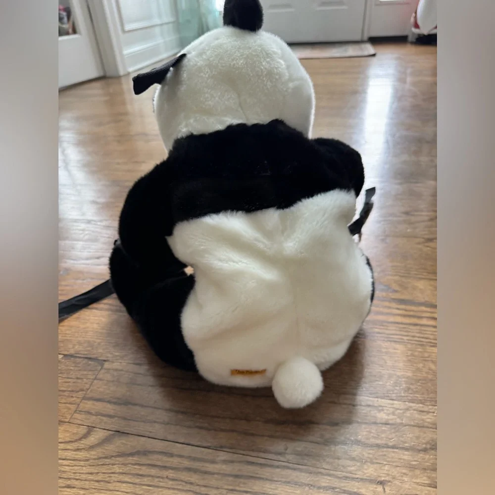The Puppet Company Plush Panda Backpack – Soft Stuffed Animal Bag—Like New